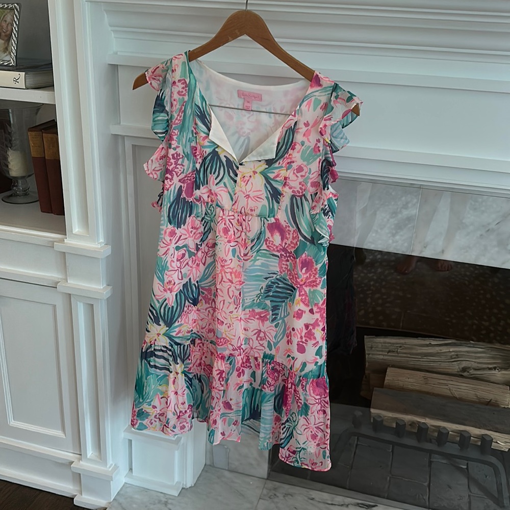 Lilly Pulitzer Polyester Floral Dress